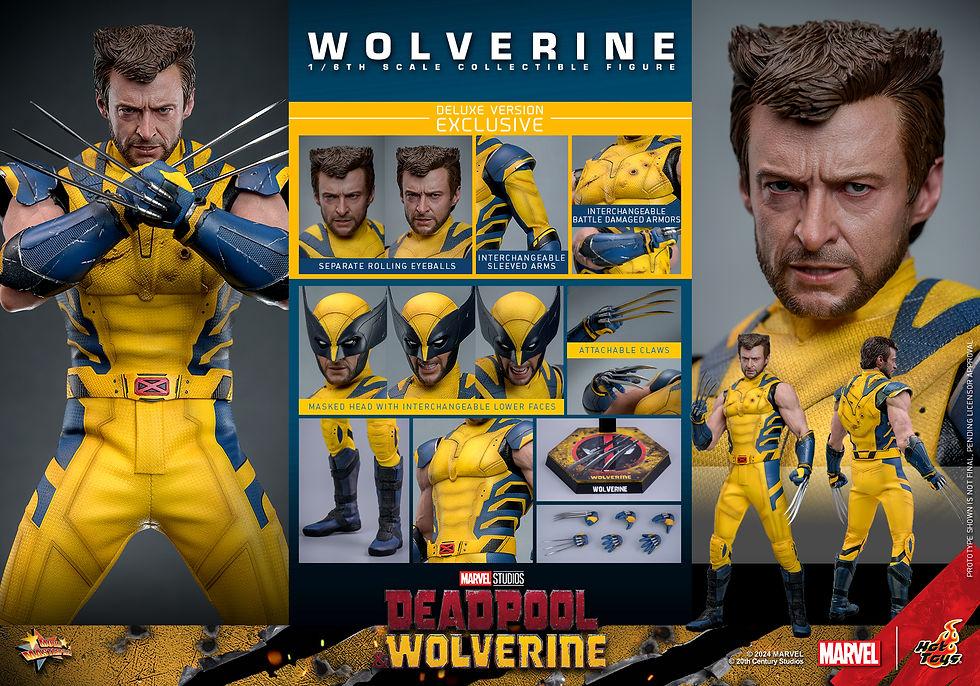 Miniatura: Hot Toys Deadpool & Wolverine Action Figure 1/6 Wolverine Deluxe Version