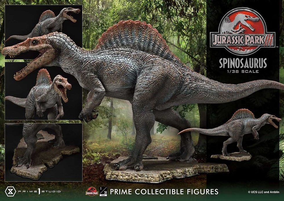 Miniatura: Prime Collectible Figures Jurassic Park III - Spinosaurus