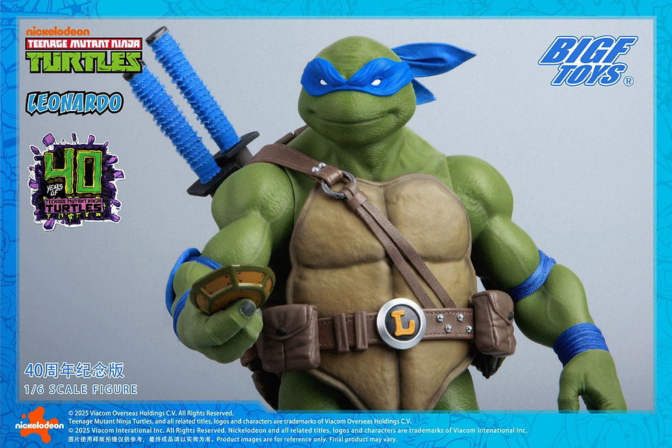 BIGFTOYS BIGF-001 1/6 Leonardo Teenage Mutant Ninja Turtles 40th Anniversary Ed.