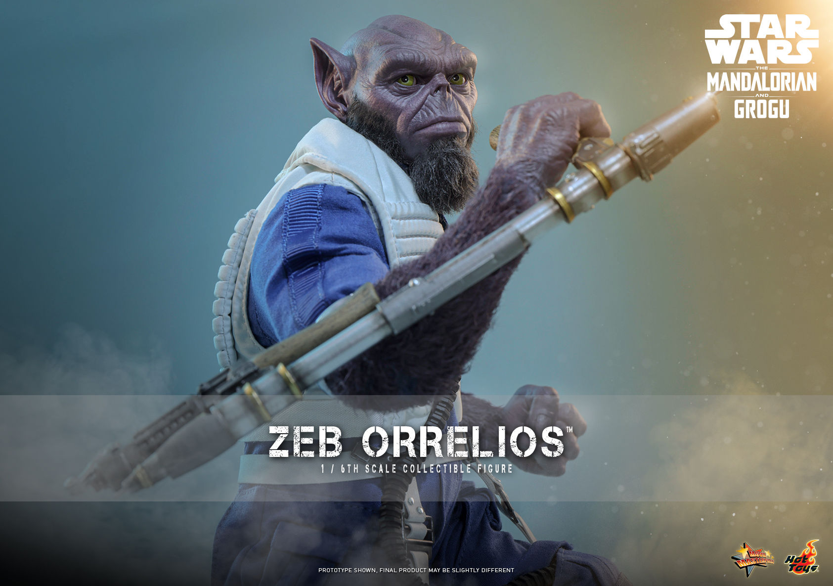 Hot Toys Star Wars: The Mandalorian & Grogu Action Figure 1/6 Zeb Orrelios