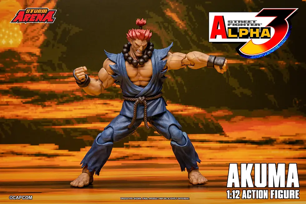 Miniatura: STORM ARENA Street Fighter Alpha 3 Action Figure 1/12 Akuma