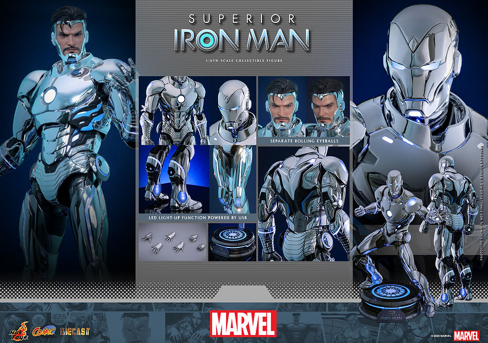 Miniatura: Hot Toys Marvel Comics Action Figure 1/6 Superior Iron Man