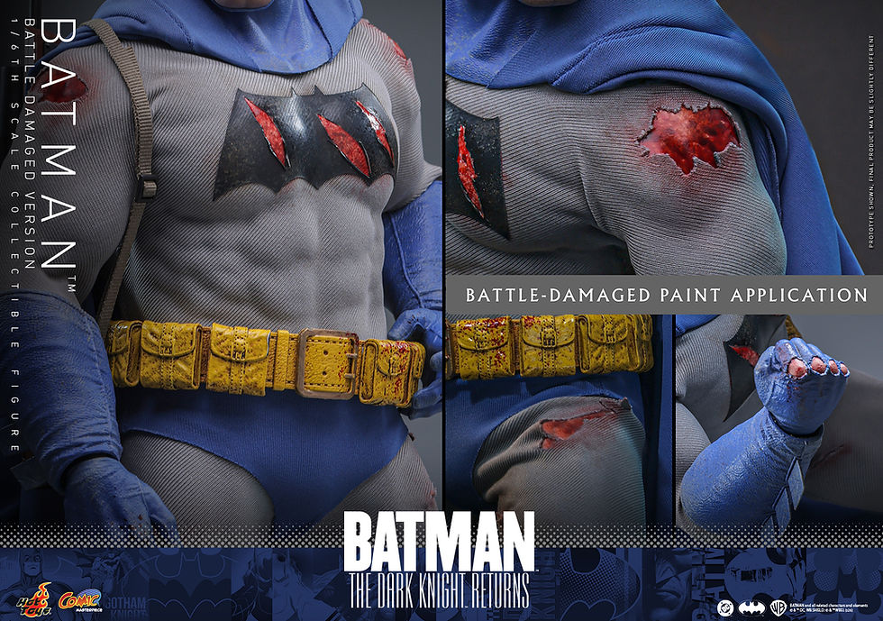 Miniatura: Hot Toys Batman: The Dark Knight Returns Action Figure 1/6 Batman Battle Damaged