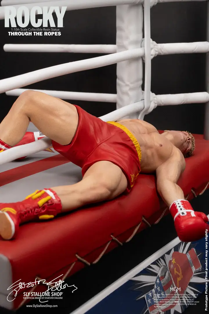 Miniatura: Rocky Over Drago 1/10 Statue Through The Ropes