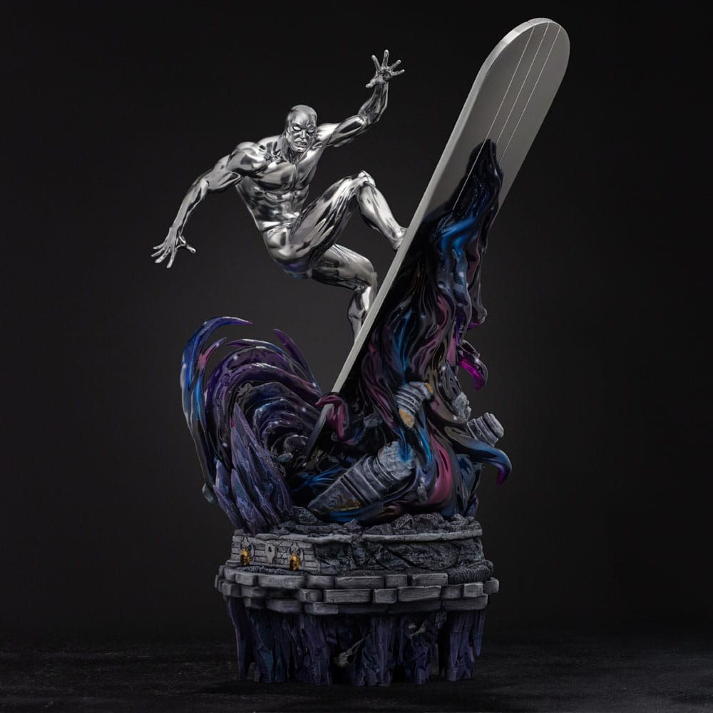 Marvel Comics Infinity Gauntlet Art Scale Statue 1/10 Silver Surfer Deluxe