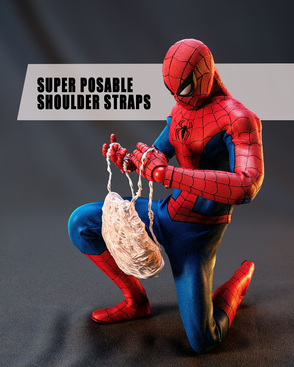 Miniatura: Spider-Man Backpack Custom Webs 1/6