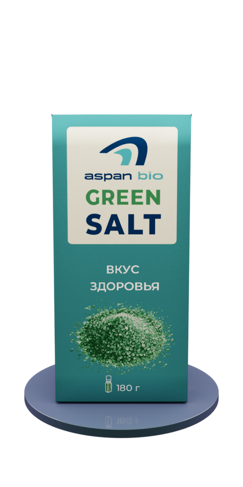 Green fulvic salt with spirulina – mineral-rich seasoning with fermented antioxidants and probiotics