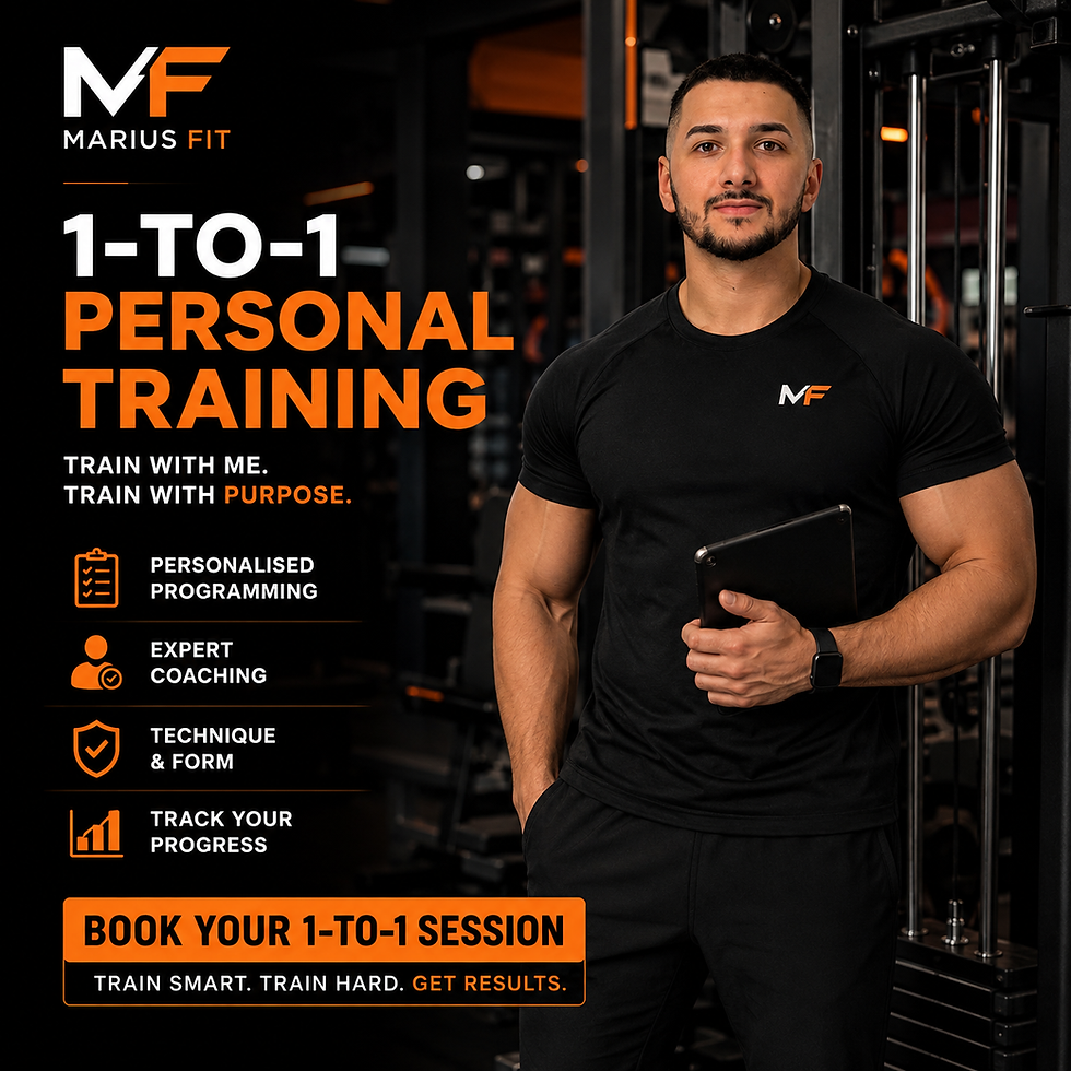 MariusFit 1-to-1 online personal training and coaching.