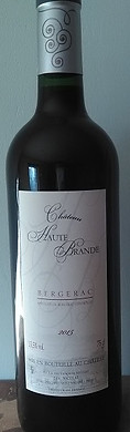 Château Haute Brande - AOC Bergerac Rouge 2015 Vignobles Nicolas