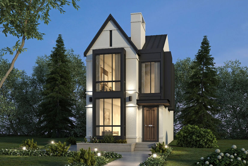 Detached / Single-Family pre-designed house plan.