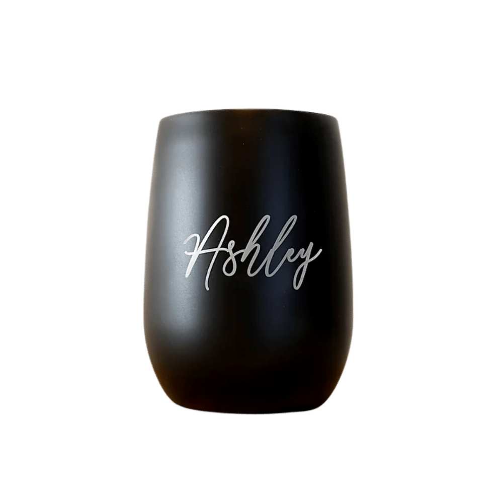 Custom Black Tumbler