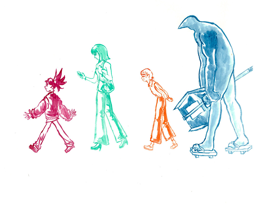 Family Art from Benkei the War Demon Manga