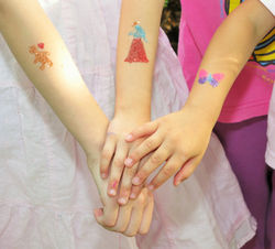 Glitter tattoo for Children