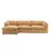 Thumbnail: Otis 2 Piece Chaise Slipcovered Sectional - Easton Wheat