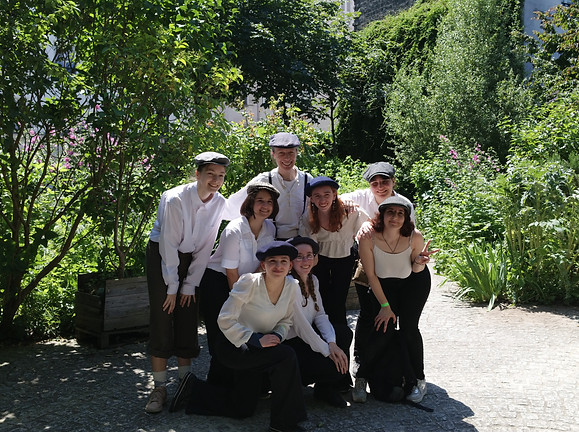 Membres de l'Ensemble Évanescence au festival Voix sur Berges