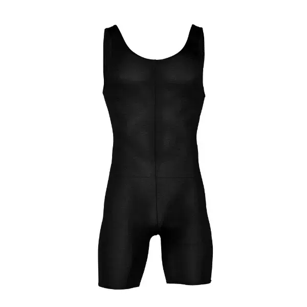 Boys black cotton lycra unitard for Acro
