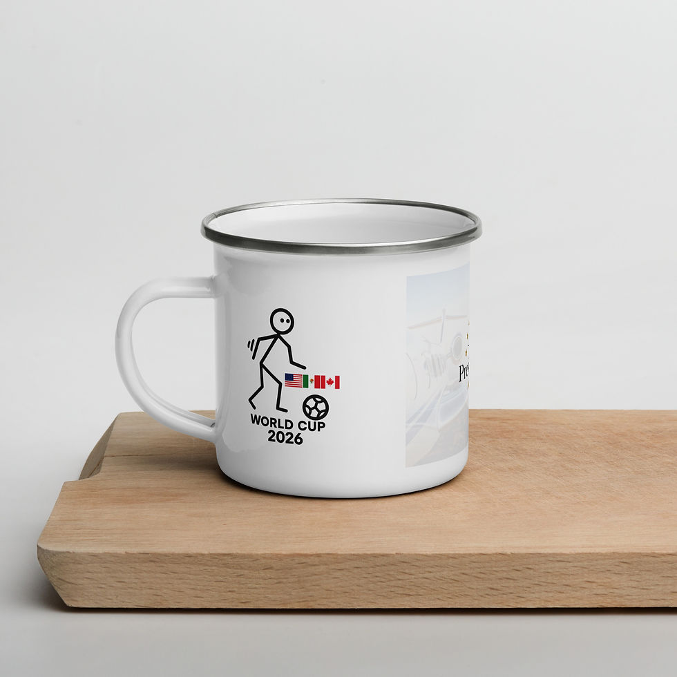 Thumbnail: Presidential Aviation Enamel Mug