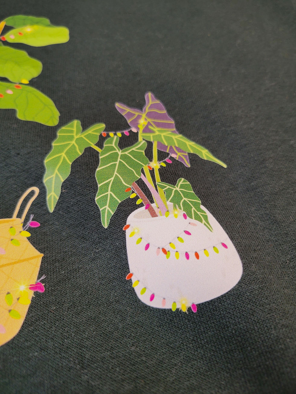 Thumbnail: Houseplants & Holiday Lights Crewneck Sweatshirt