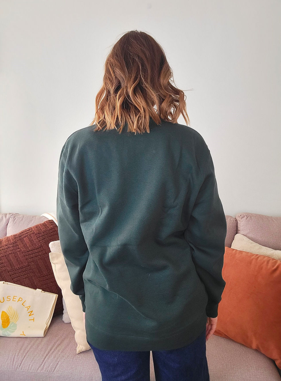Thumbnail: Houseplants & Holiday Lights Crewneck Sweatshirt