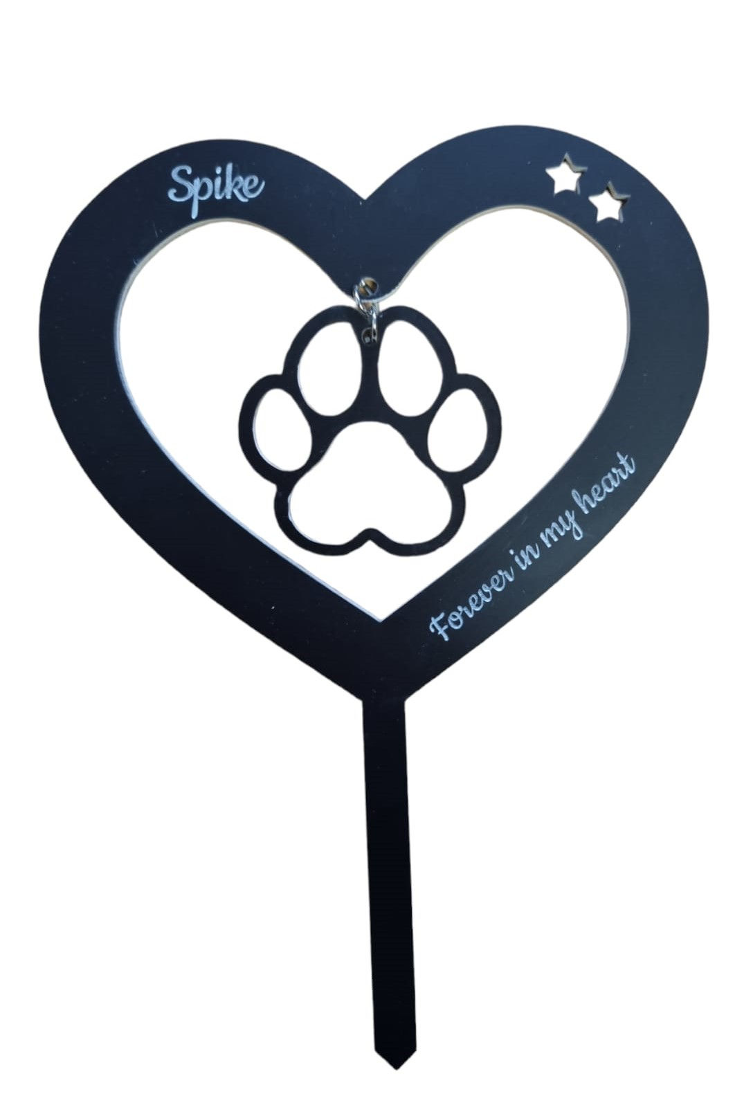 LBM luxe grafsteker hond.