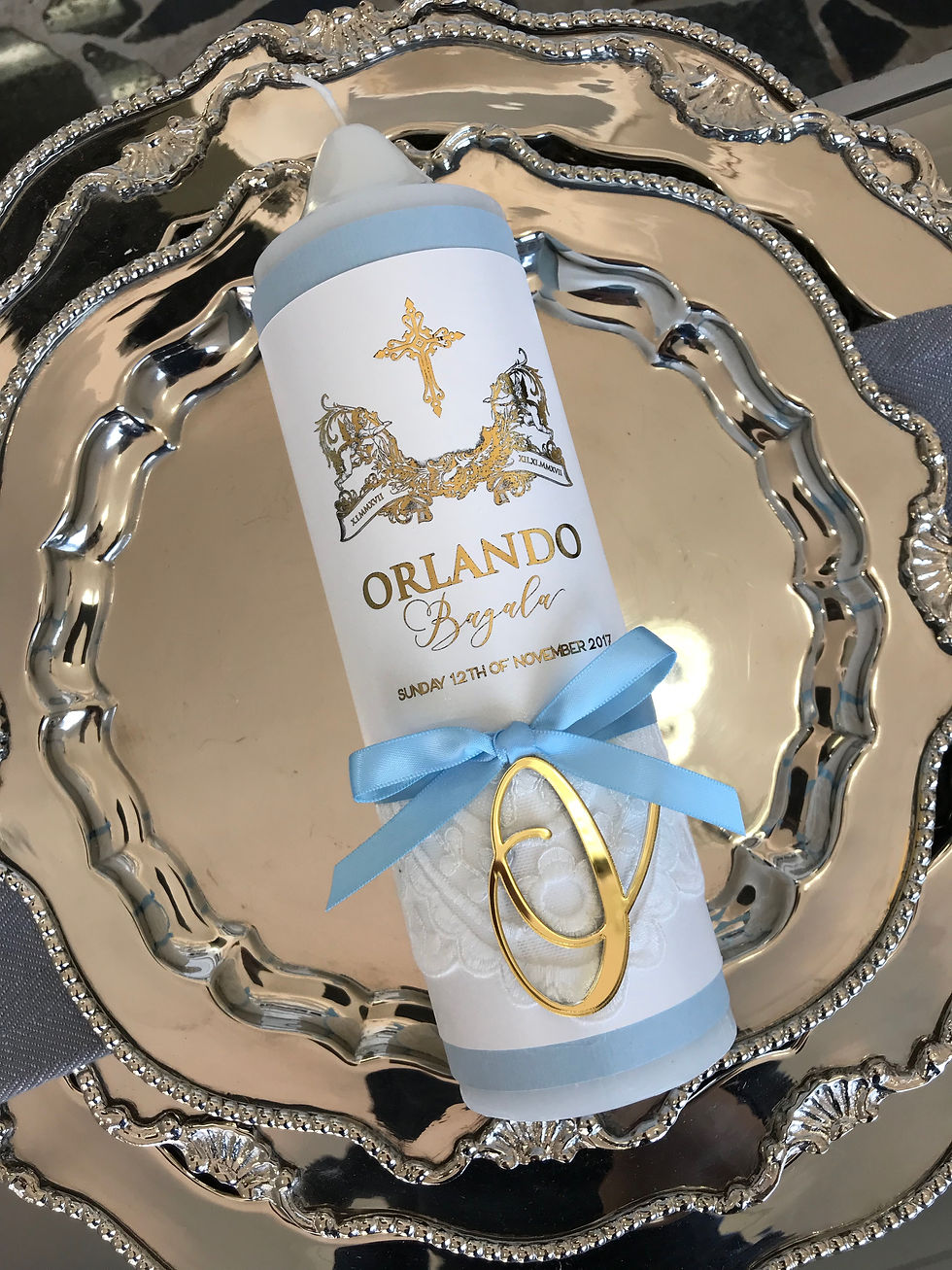 Orlando Christening Candle