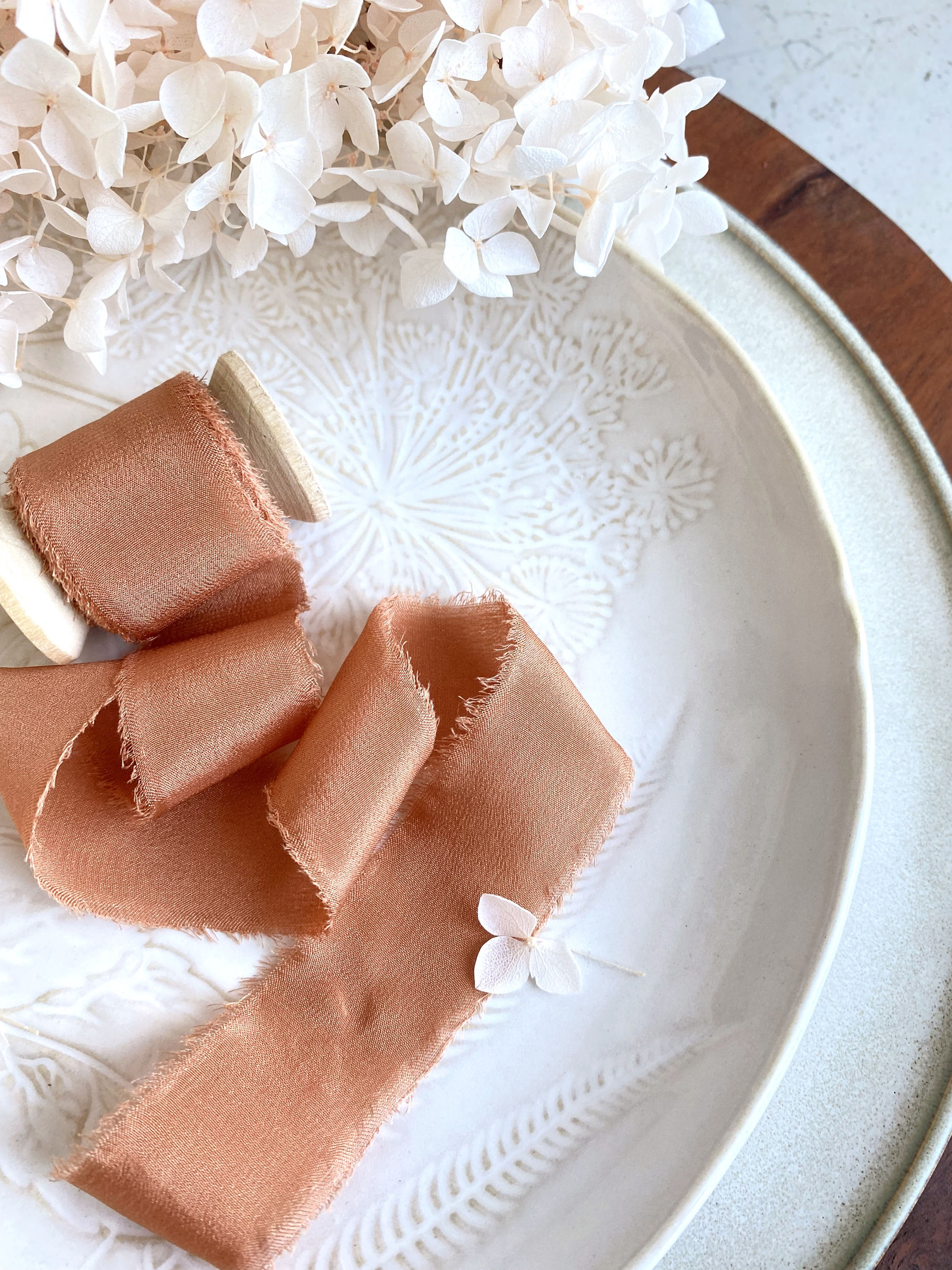 Silk Ribbon - Terracotta