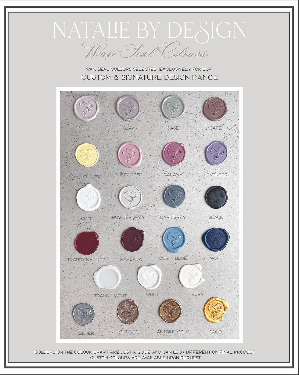 Thumbnail: WAX SEALS - Signature Collection