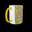 Thumbnail: Belle Vue Farm Shire - 'Willowwood' Yellow Mug