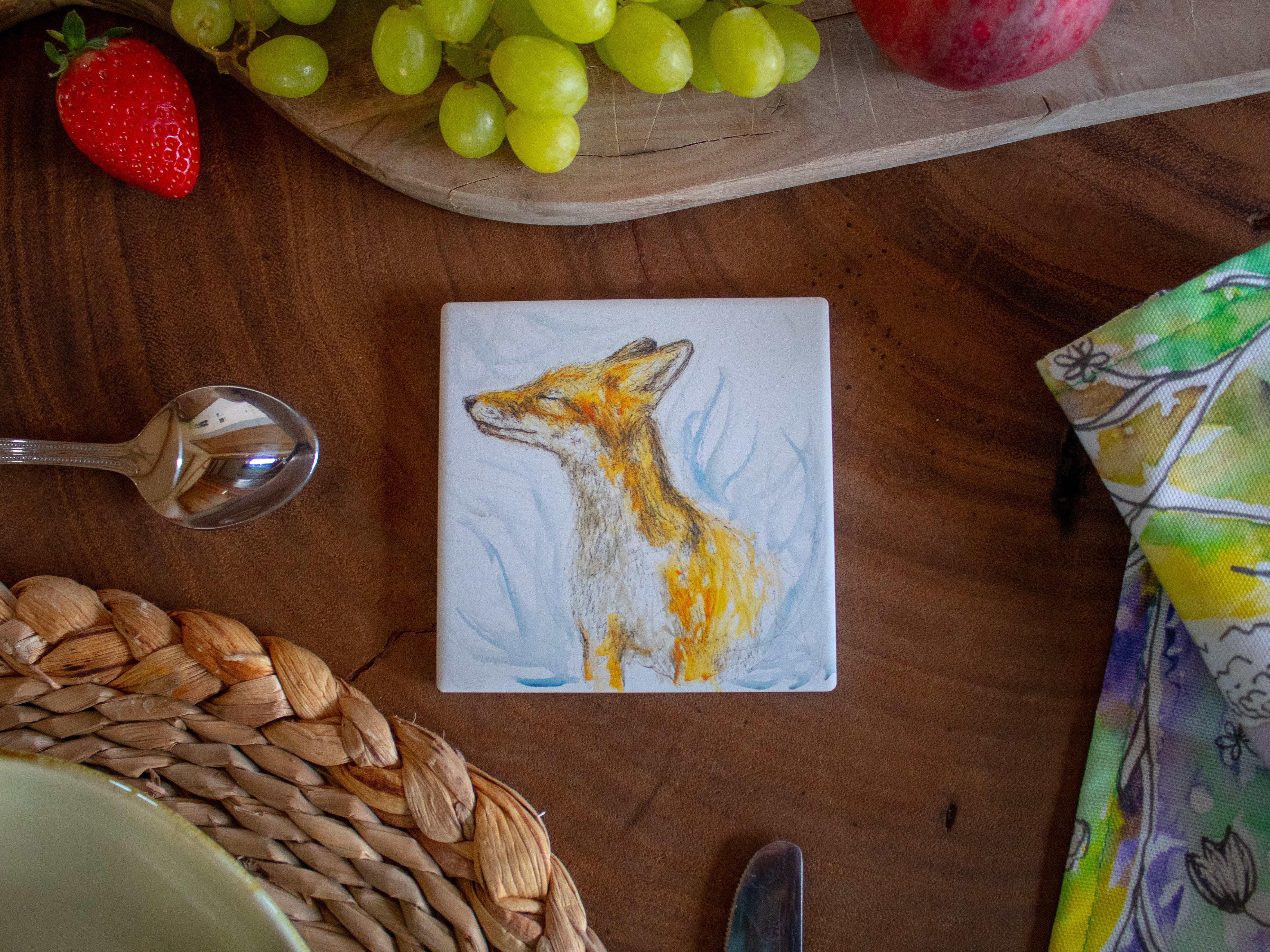 ‘A Spiritual Warmth’  Ceramic Tile Coaster