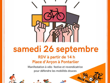 VELORUTION ! Soyons encore plus nombreux à défiler cette année en association avec la marche du Climat !