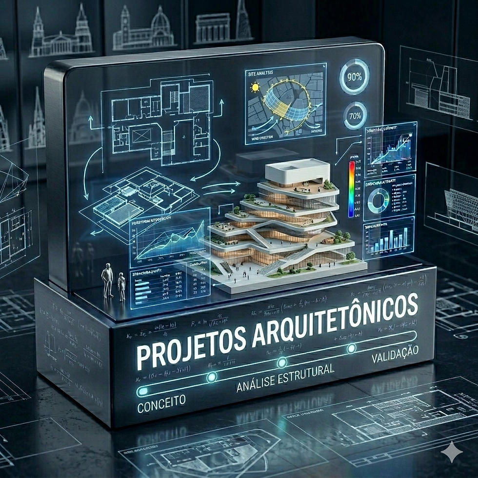 Projetos de engenharia: análise estrutural.