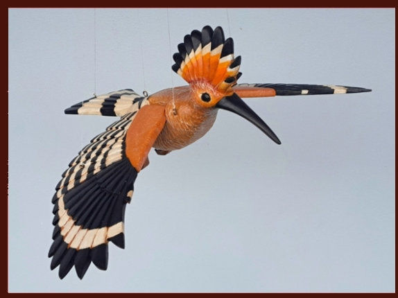 Handmade Hoopoe Bird Marionette
