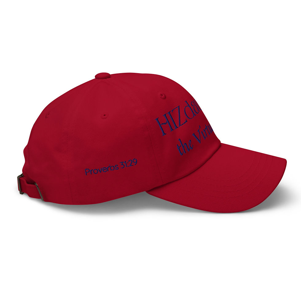 Thumbnail: HIZdaughter the Virtuous One Hat - Navy Text