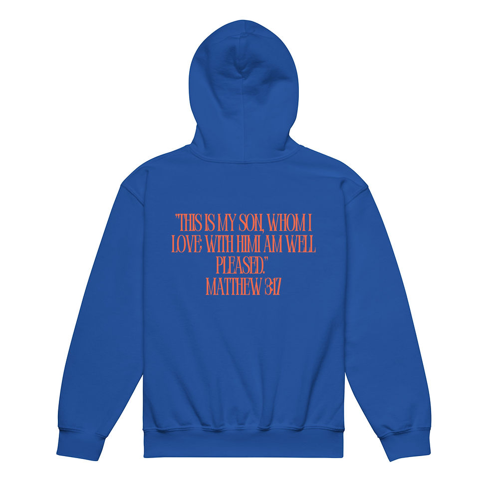 Thumbnail: HIZson Whom He Loves Kids Hoodie
