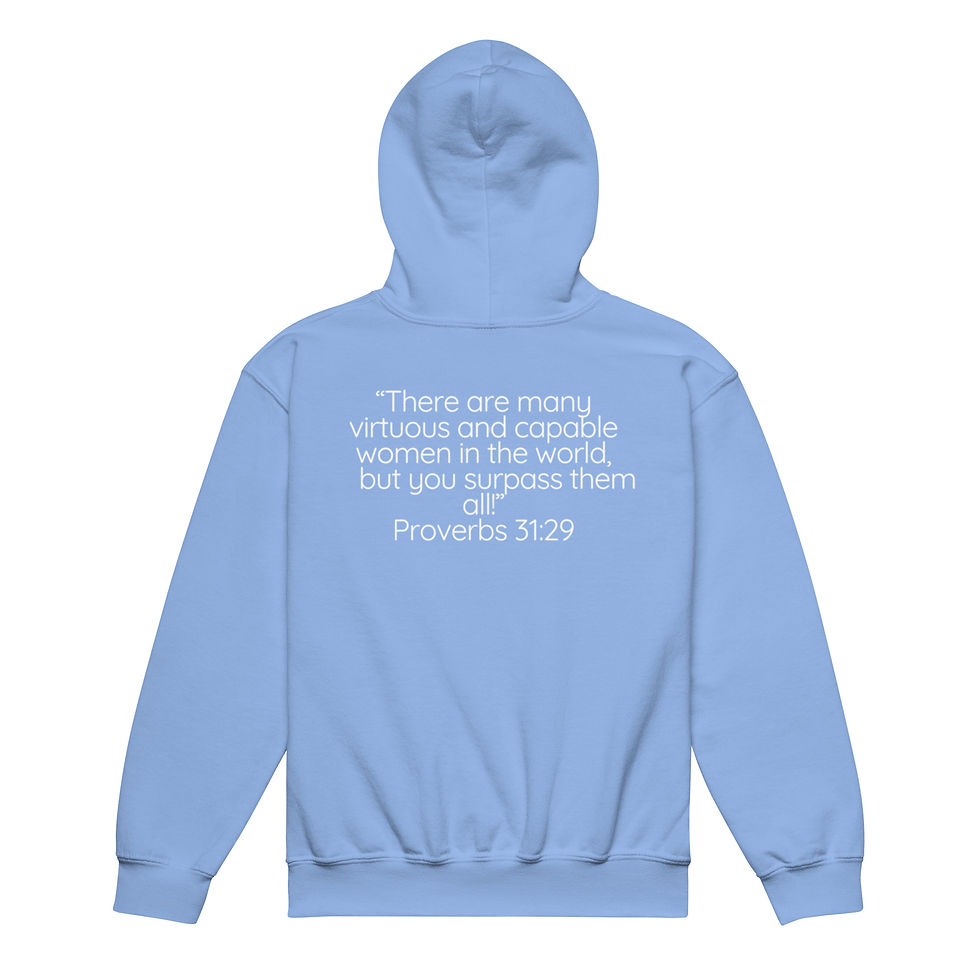 Thumbnail: HIZdaughter the Virtuous One Kids Hoodie