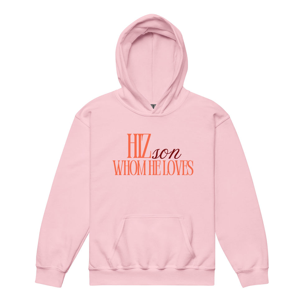 Thumbnail: HIZson Whom He Loves Kids Hoodie