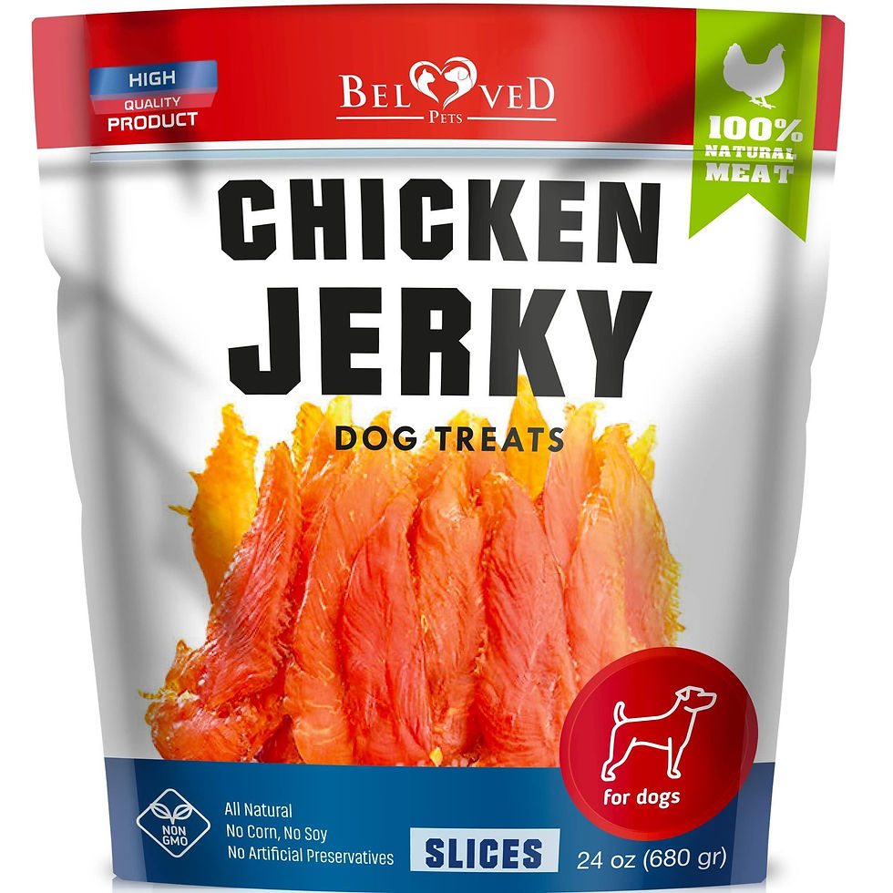 Thumbnail: Chicken Jerky Dog Treats 1.5 Lb Human Grade Pet Snacks Grain Free Organic Meat