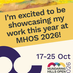 I'm excited to be showcasing my work this year at MHOS 2026!