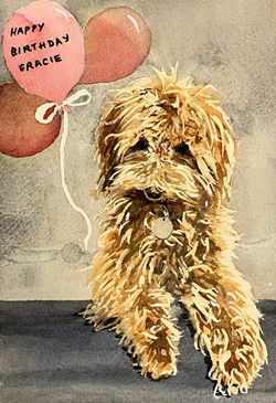Birthday 'card' of Lola