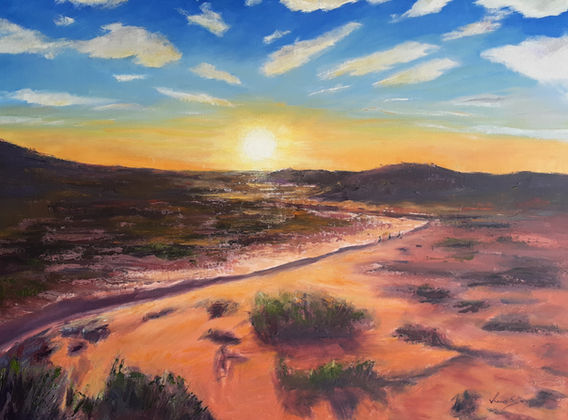 The Long Walk Home painting