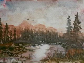 Aquarelle de Noel