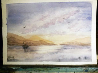 Aquarelle marine