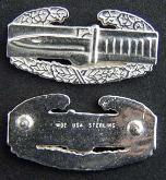 Combat Action badge Mess Dress size Sterling