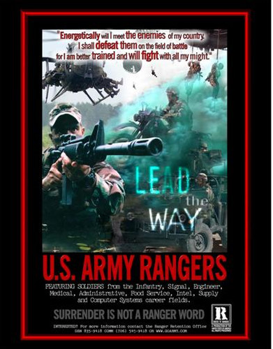 Rangers Lead the Way Poster (sfp-19) | Greenberetcd