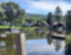 down at riverbank