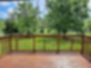 Deck overlooking Yard and River