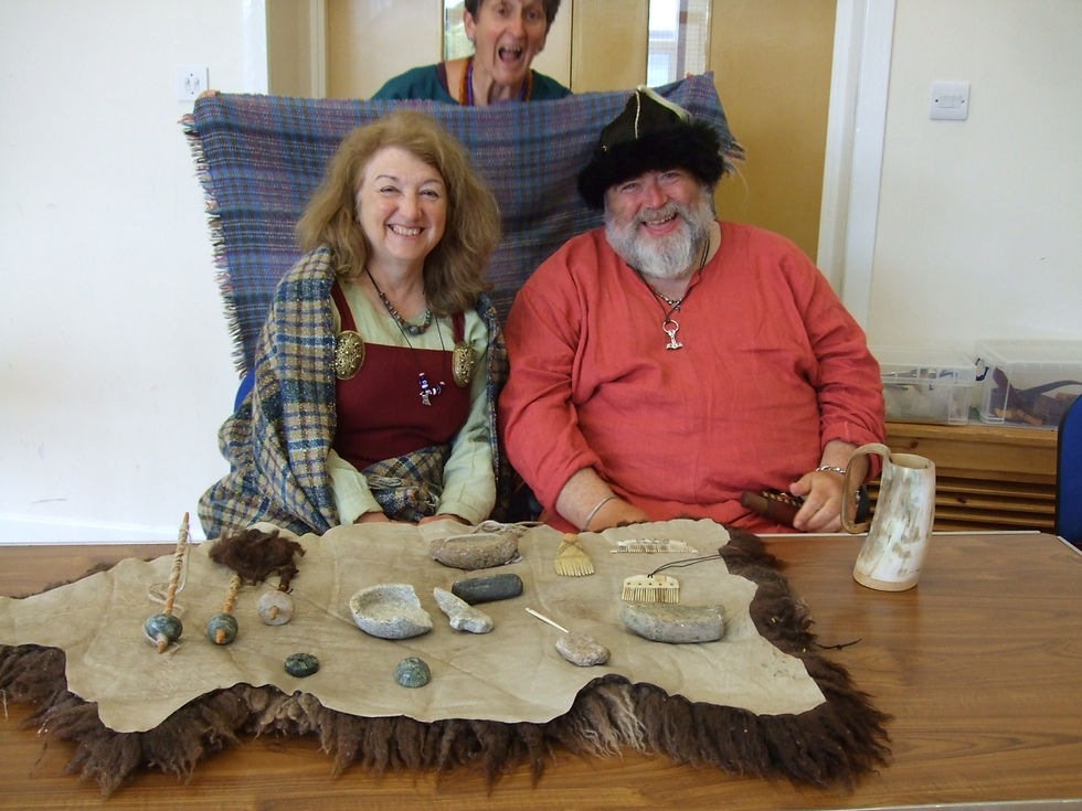Happy Vikings at Swandro, Orkney