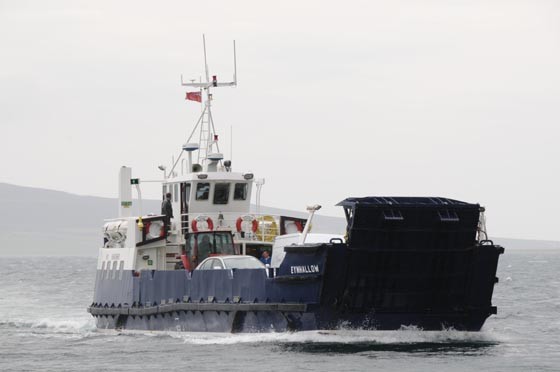 MV Eynhallow, the boat to Rousay