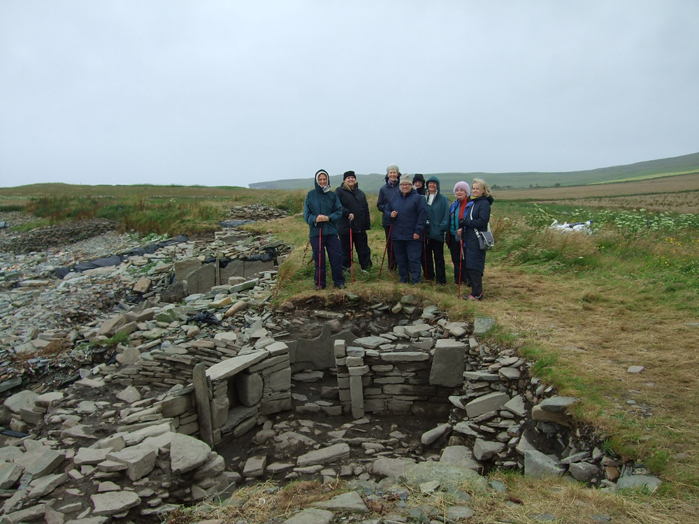 We welcome visitors to the site at Swandro, Rousay, Orkney