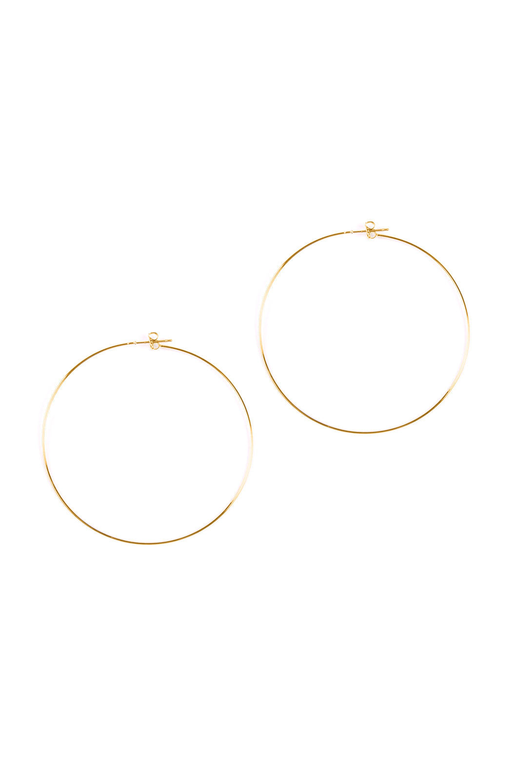 25804-60 - 60mm Wire Hoop Earrings